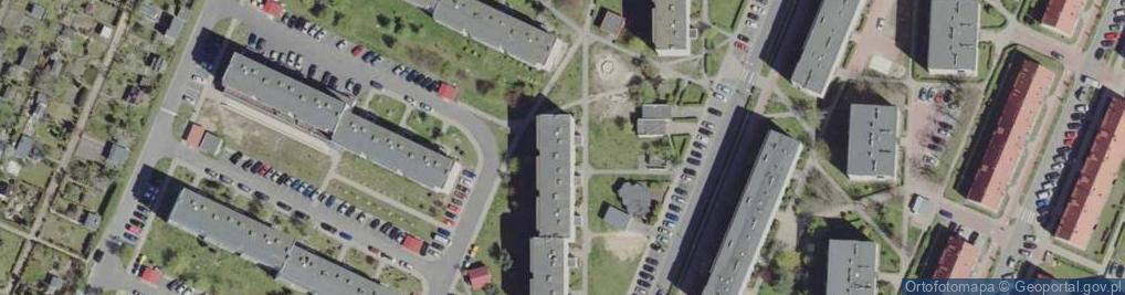 Zdjęcie satelitarne Męczenników Oświęcimskich ul.