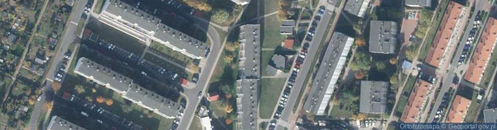 Zdjęcie satelitarne Męczenników Oświęcimskich ul.