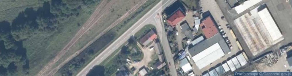 Zdjęcie satelitarne Miastecka ul.