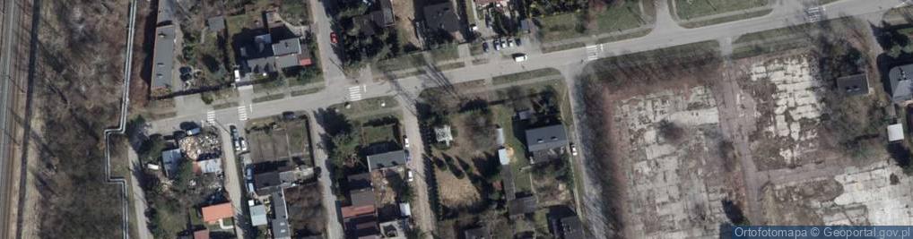 Zdjęcie satelitarne Milionowa ul.