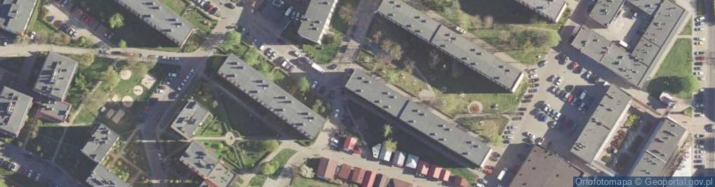 Zdjęcie satelitarne Międzyblokowa ul.