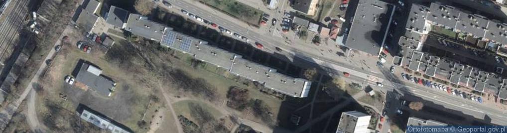 Zdjęcie satelitarne Milczańska ul.