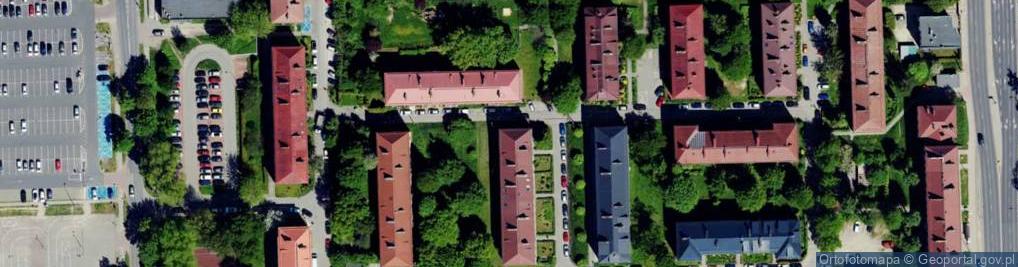 Zdjęcie satelitarne Młodości ul.