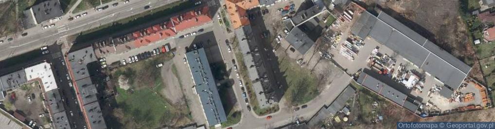 Zdjęcie satelitarne Młodego Hutnika ul.