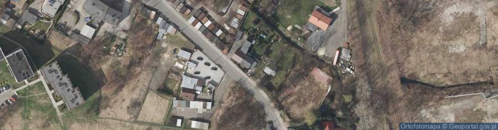 Zdjęcie satelitarne Młodego Górnika ul.