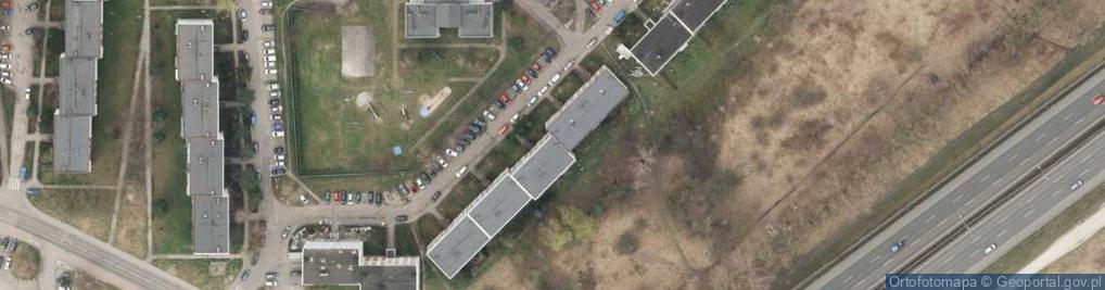 Zdjęcie satelitarne Młodopolska ul.