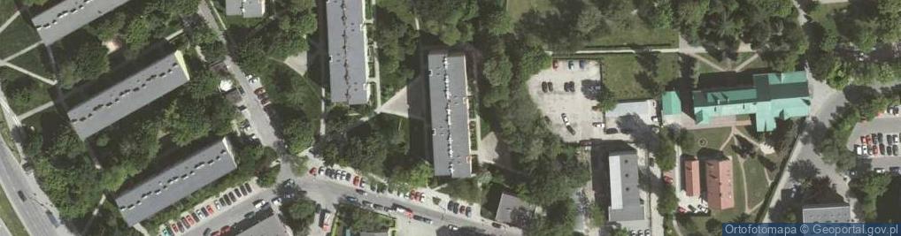 Zdjęcie satelitarne Młyńska Boczna ul.