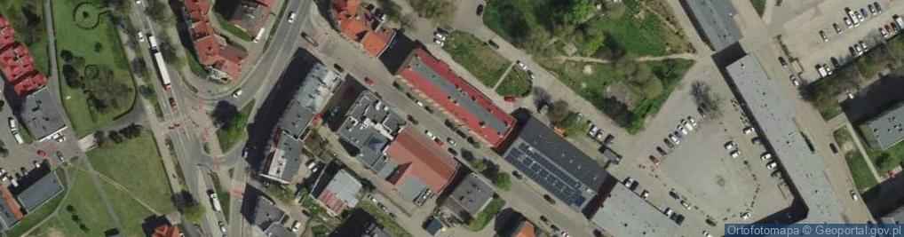 Zdjęcie satelitarne Młyńska ul.