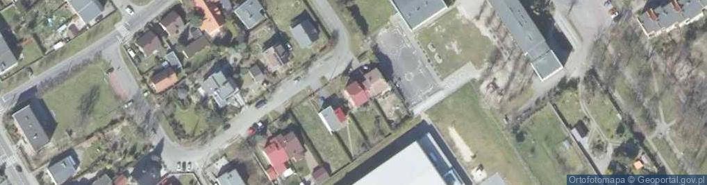 Zdjęcie satelitarne Młodych Przemysłowców ul.