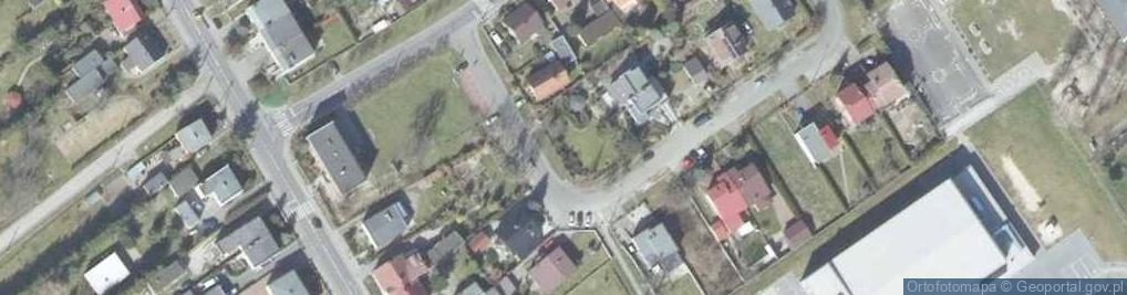 Zdjęcie satelitarne Młodych Przemysłowców ul.