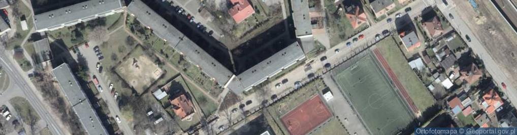 Zdjęcie satelitarne Młodzieży Polskiej ul.