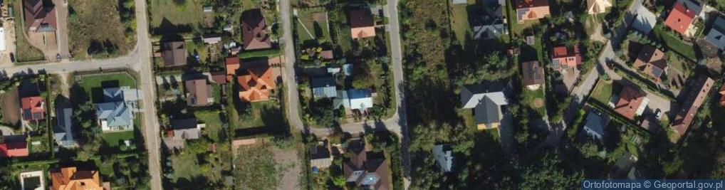 Zdjęcie satelitarne Modrzewiowa ul.