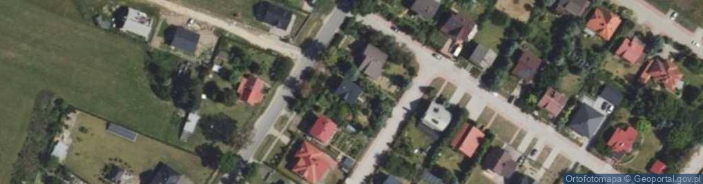 Zdjęcie satelitarne Modrzewiowa ul.