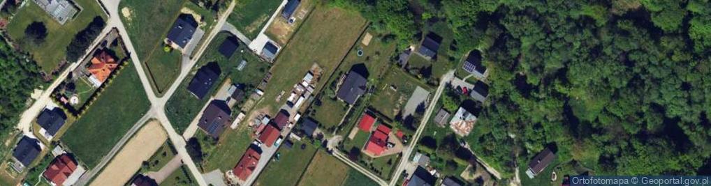 Zdjęcie satelitarne Modrzewiowa ul.