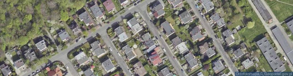 Zdjęcie satelitarne Modrzewiowa ul.