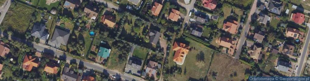Zdjęcie satelitarne Modrzewiowa ul.
