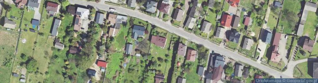 Zdjęcie satelitarne Modrzewiowa ul.