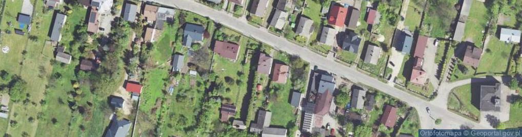 Zdjęcie satelitarne Modrzewiowa ul.