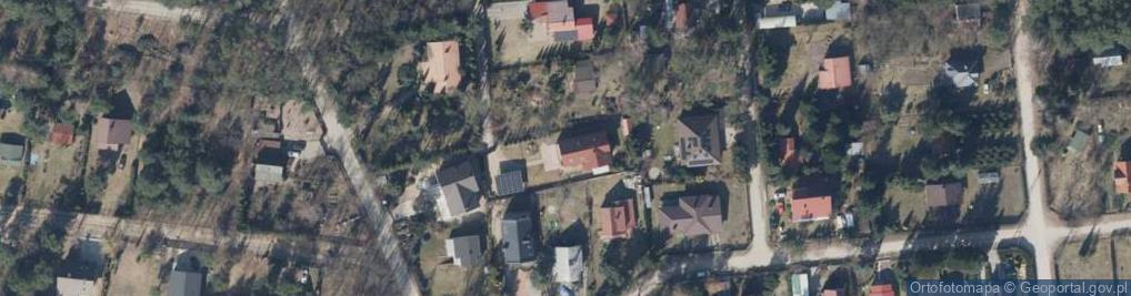 Zdjęcie satelitarne Modrzewiowa ul.