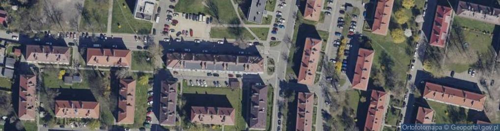 Zdjęcie satelitarne Modelarzy ul.