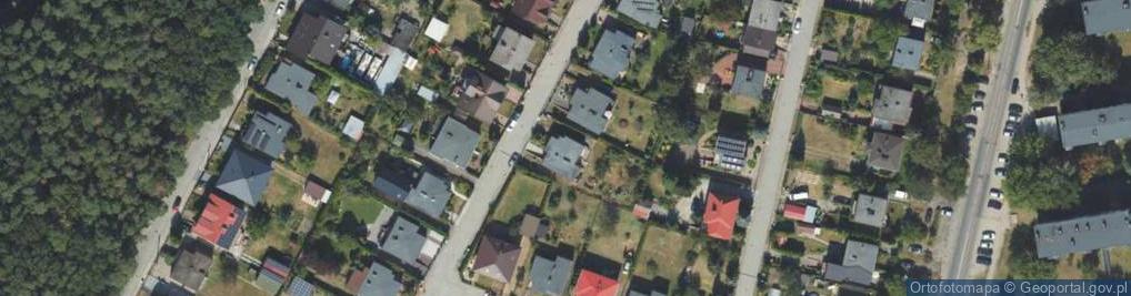 Zdjęcie satelitarne Modrzewiowa ul.
