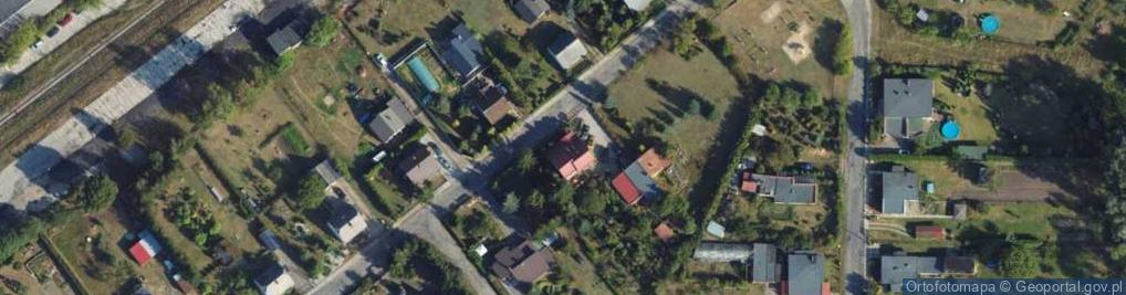 Zdjęcie satelitarne Modrzewiowa ul.