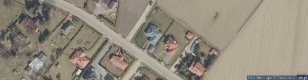 Zdjęcie satelitarne Modrzewiowa ul.