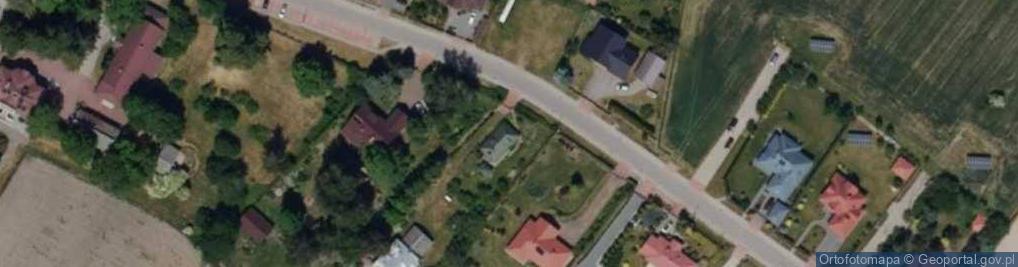 Zdjęcie satelitarne Modrzewiowa ul.