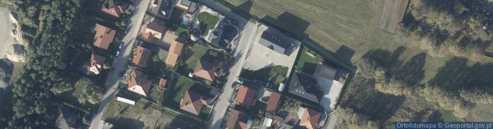 Zdjęcie satelitarne Modrzewiowa ul.