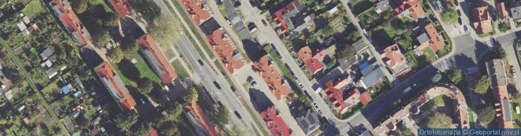 Zdjęcie satelitarne Morska ul.