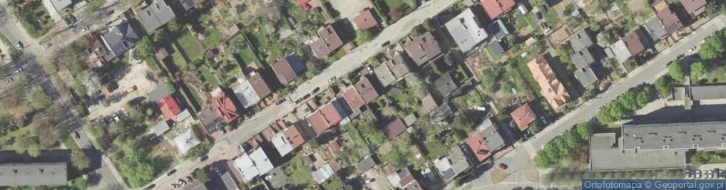 Zdjęcie satelitarne Modrzewiowa ul.