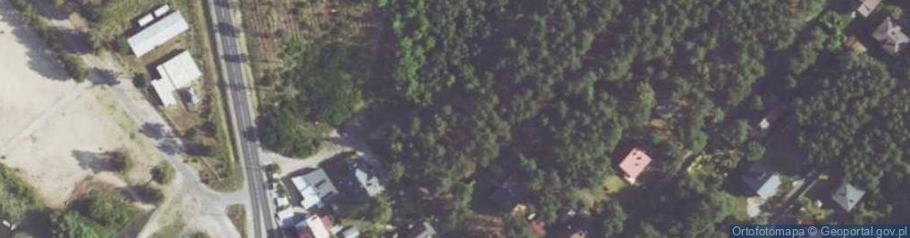 Zdjęcie satelitarne Modrzewiowa ul.