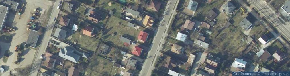 Zdjęcie satelitarne Morawskiej Zuzanny ul.
