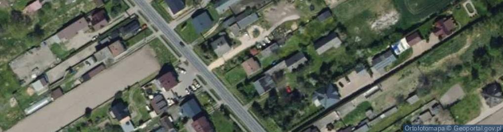 Zdjęcie satelitarne Mokra Prawa ul.