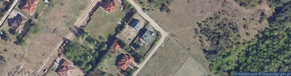 Zdjęcie satelitarne Modrzewiowa ul.