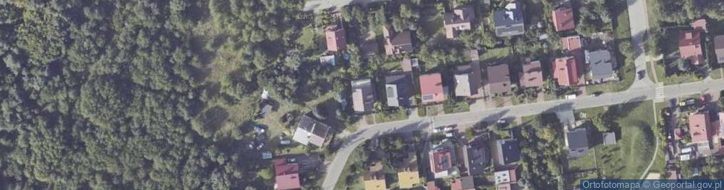 Zdjęcie satelitarne Modrzewiowa ul.