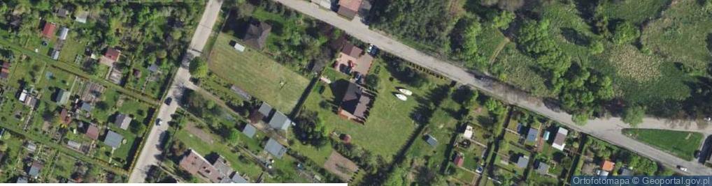 Zdjęcie satelitarne Modrzewiowa ul.
