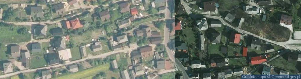 Zdjęcie satelitarne Modrzewiowa ul.