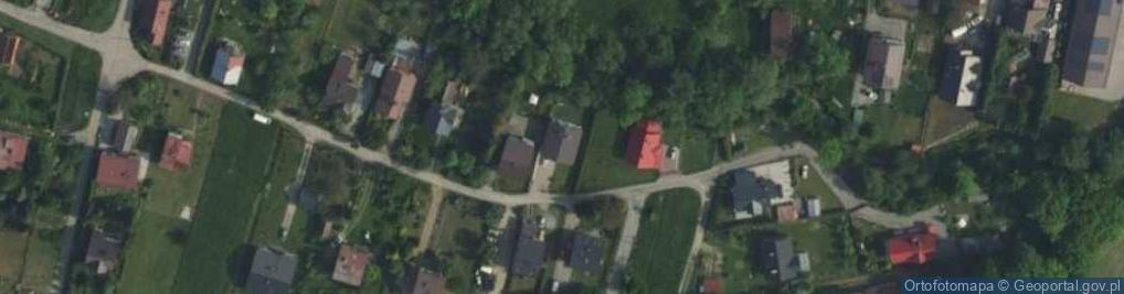 Zdjęcie satelitarne Modrzewiowa ul.