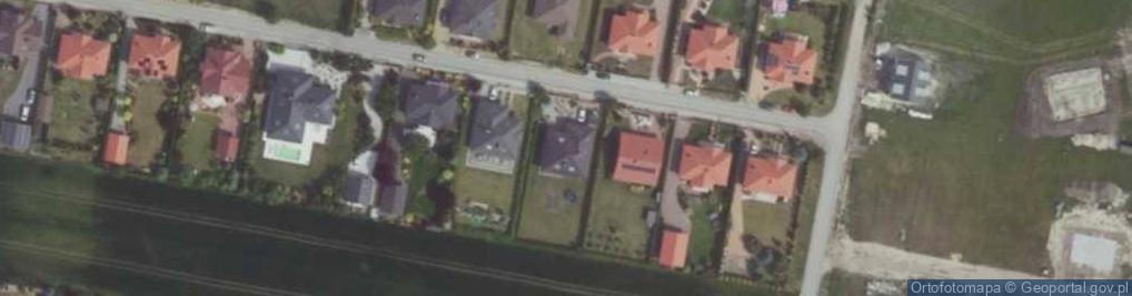 Zdjęcie satelitarne Modrzewiowa ul.