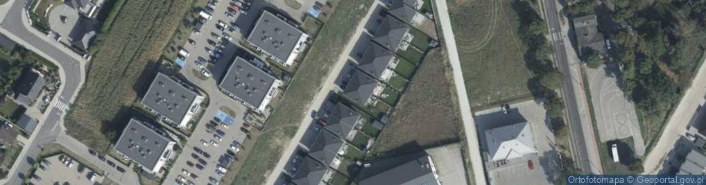 Zdjęcie satelitarne Modrakowa ul.