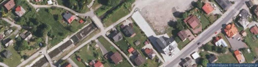 Zdjęcie satelitarne Modrzewiowa ul.