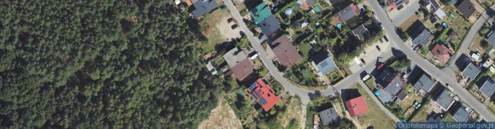 Zdjęcie satelitarne Modrzewiowa ul.