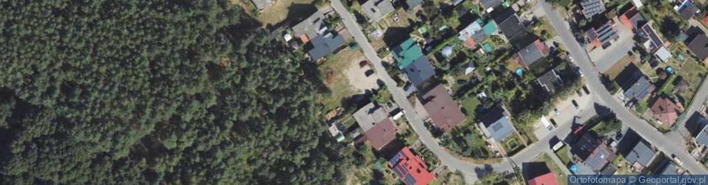 Zdjęcie satelitarne Modrzewiowa ul.