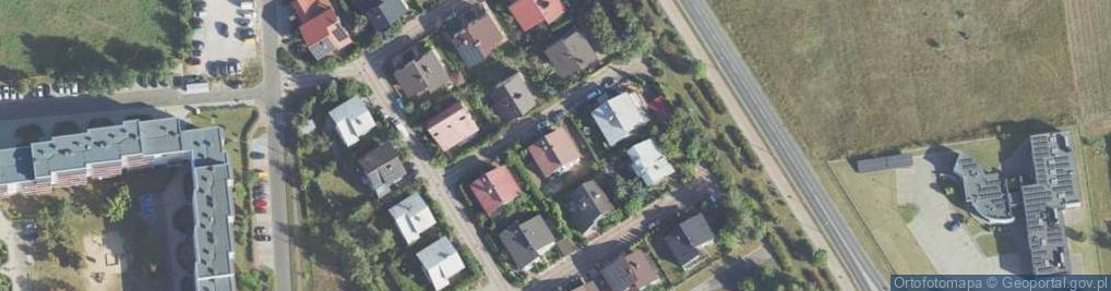 Zdjęcie satelitarne Modrzewiowa ul.