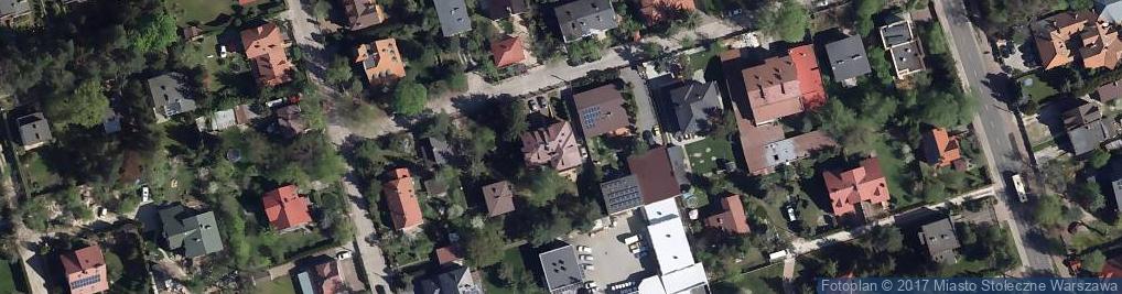 Zdjęcie satelitarne Modrzykowa ul.