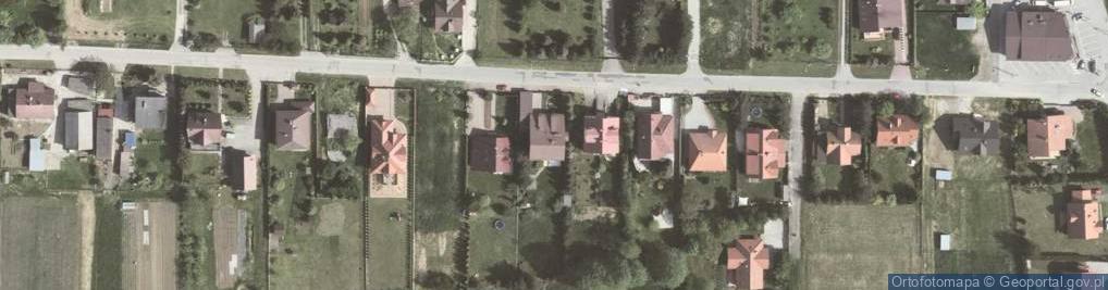 Zdjęcie satelitarne Modrzewiowa ul.