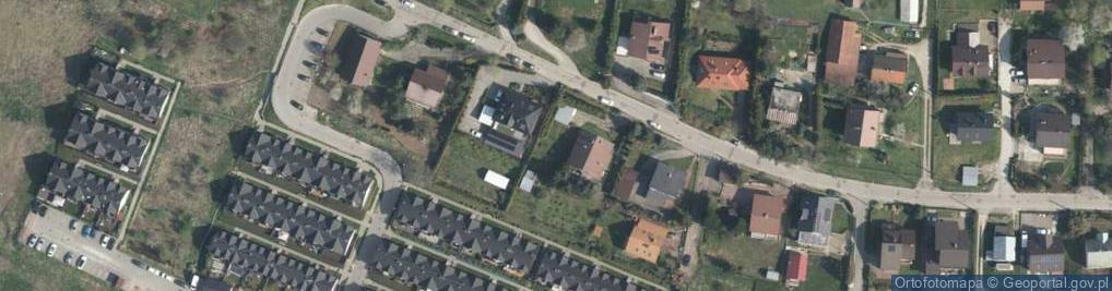 Zdjęcie satelitarne Modrzewiowa ul.