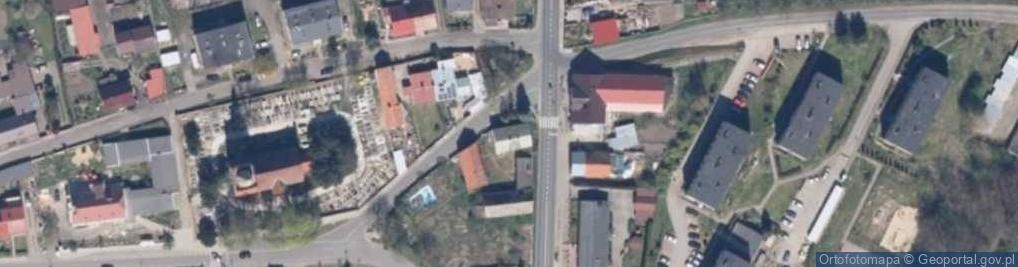 Zdjęcie satelitarne Moryńska ul.