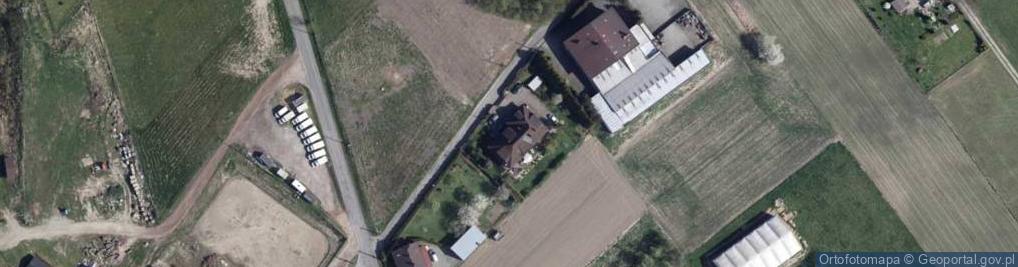 Zdjęcie satelitarne Modrzewiowa ul.